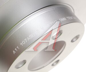 Диск тормозной VW Golf (99-06) задний (1шт.) TEXTAR 92082503, DF2805, 1J0615601/1J0615601C