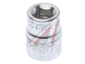 Головка торцевая 1/2" 20мм 12-ти гранная L=38мм АВТОДЕЛО 39790, 15382