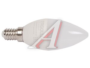 Лампа светодиодная E14 C35 7W тёплый свет ERGOLUX C-LED7-C35/830/E14