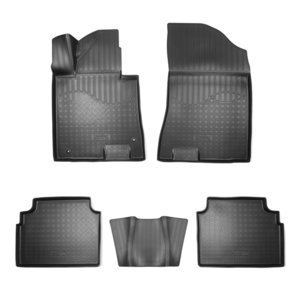 Коврик салона KIA K5 2,Optima 3 (20-21) полиуретан черный (4 предм.) NORPLAST NPA11-C43-268