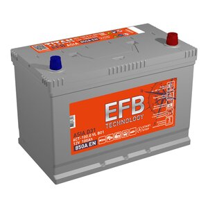 Аккумулятор ТИТАН EFB Asia 100А/ч обратная полярность 4607008887013, 6СТ100(0) D31L