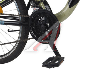 Велосипед 26" 18-ск. двухподвесный бежево-черный ALTAIR MTB FS 26 1.0, RBKT1F16E007, 185