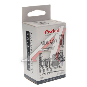 Ароматизатор на дефлектор жидкостной (Monaco) 8мл Perfume of France AVIEL 32331