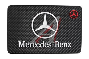 Коврик на панель приборов противоскользящий 19,5х13см MERCEDES 864414, MERCEDES