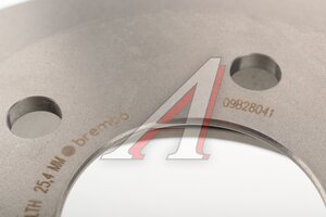 Диск тормозной MERCEDES C (W204) передний (1шт.) BREMBO 09.B280.41, A2124211312