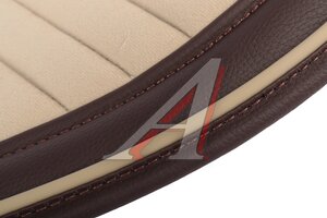 Накидка на сиденье велюр-экокожа бежевая (4 предм.) (2шт.) Monaco Pro Front CARFASHION 21836