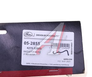 Патрубок RENAULT Sandero радиатора верхний GATES 052855, 10-35692-SX, 215011670R