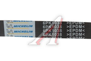 Ремень приводной поликлиновой 6PK1038 TOYOTA Camry (-06) MICHELIN 6PK1038, 1987946000