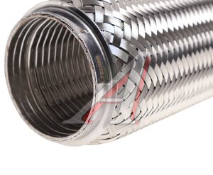 Гофра глушителя 70x250 в 3-ой оплетке interlock нержавеющая сталь МЗГС VTL70250 IL, G70250/70/250/70-250