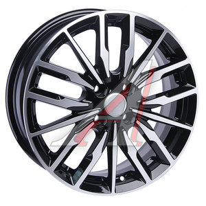 Диск колесный литой HYUNDAI Solaris KIA Rio R16 КС-946 Миконос Блэк Джек iFree 4х100 ЕТ45 D-54,1, 616804