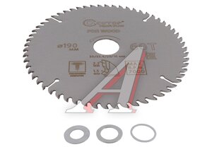 Диск пильный 190х60мм 60 зубьев + кольцо 16/30 CUTOP 75-19060Т