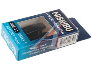 Адаптер щетки стеклоочистителя VATL 5.1 (TOP LOCK 16мм) комплект (2шт.) NISHIBU NM11