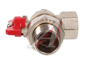 Кран угловой с американкой 3/4" (баб. крас.) ViEiR VER48