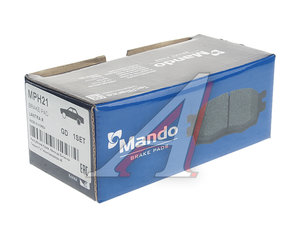 Колодки тормозные HYUNDAI Elantra (00-) KIA Cerato задние (4шт.) MANDO MPH21, GDB3170, 58302-29A10