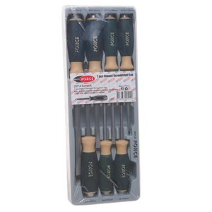 Набор отверток силовых SL5.0-SL10.0, PH1-PH3 7 предметов ROCKFORCE RF-20714
