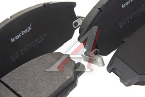 Колодки тормозные HYUNDAI Santa Fe,Trajet SSANGYONG Rexton передние (4шт.) KORTEX KT3297STD, GDB3257, 58101-39A40/58101-4AA32