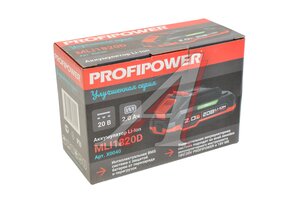 Аккумулятор для электроинструмента 20.0В 2.0Ач PROFIPOWER X0040, MLI1820D