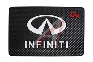 Коврик на панель приборов противоскользящий 19,5х13см INFINITI 864408, INFINITI