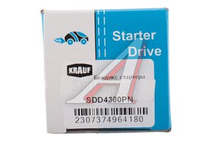 Привод стартера HYUNDAI Starex H-1 (12-) (бендикс) KRAUF SDD4300PN, 36100-4A150