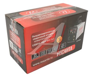 Аппарат сварочный 6.1кВт 20-180А d=0.8-1.0 220В полуавтомат РЕСАНТА САИПА-180/5 MIG, 65/190