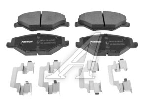 Колодки тормозные VW Polo (10-) SKODA Fabia (11-) передние (4шт.) PATRON PBP055, GDB2027, 6RU698151A