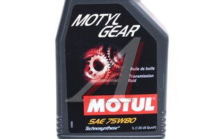 Масло трансмиссионное MOTUL GEAR 75W80 GL-4/5 1л 105782, MOTUL 75W80/105782/113521