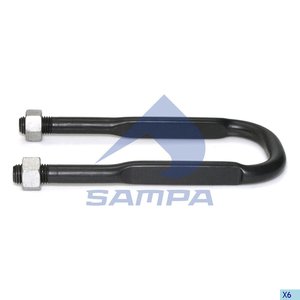 Стремянка SCANIA P340 рессоры задней (с гайками) SAMPA 041.135, 2154121