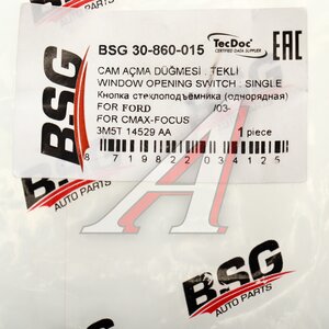 Кнопка стеклоподъемника FORD Focus,C-Max 4-х рядная BSG BSG30860015, BSG30-860-015, 1223143