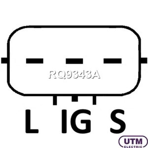 Регулятор GEELY MK напряжения генератора UTM RQ9343A