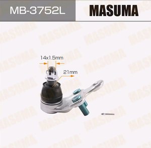 Опора шаровая TOYOTA Harrier (03-06) LEXUS RX300,RX330,RX350 передняя левая MASUMA MB-3752L, 28700, 43340-29215