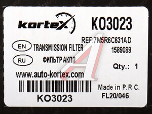 Фильтр масляный АКПП FORD Focus (11-),Mondeo (07-),Galaxy (06-) KORTEX KO3023, 1589089