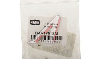 Подшипник генератора HYUNDAI HD65,72,County дв.D4AL задний KRAUF BAV1751SM, 37341-41751