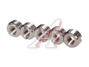Набор резьбовых футорок M5x0.8xM10x1.5-L6мм 5шт ANROKEY AR-NFM5xM10-L6