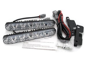 Огни ходовые дневного света 12V комплект ВЫМПЕЛ DRL-HP-L6, W-DRL-HPL6