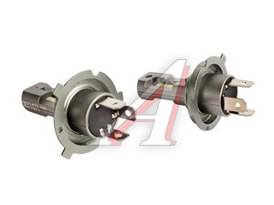 Лампа светодиодная 12V H4 P43t-38 (2шт.) LEDISON №3 Н4