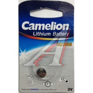 Батарейка CR1025 1шт. CAMELION CR1025-BP1