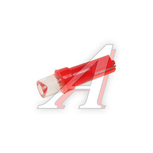 Лампа светодиодная 12V T5 W2x4.6d бесцокольная красная XENITE 1009198