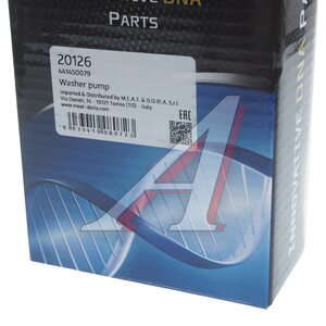 Насос омывателя RENAULT Laguna (09-) MEAT&DORIA 20126, 6001549444