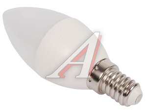 Лампа светодиодная E14 C35 7W тёплый свет ERGOLUX C-LED7-C35/830/E14