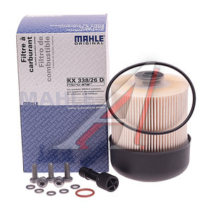Фильтр топливный RENAULT Duster (10-) MAHLE KX338/26D, 164039594R