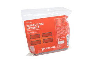 Катафот габаритный оранжевый (28х93мм) самоклеящийся комплект (4шт.) AIRLINE ARML002