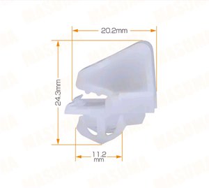 Клипса MERCEDES C (W205) порога MASUMA KE-483, A2059910071