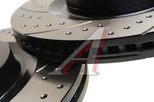 Диск тормозной MAZDA CX-9 (07-) передний перфорированный комплект TAYGA BDF045, RN1503, EH14-33-25X