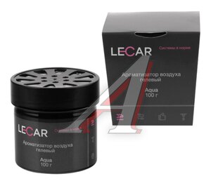 Ароматизатор на панель приборов (банка) (aqua) 100г LECAR LECAR000202412
