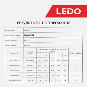 Форсунка топливная KOMATSU дв.CUMMINS LEDO 80004LJD, 5263308/0445120029/0445120125