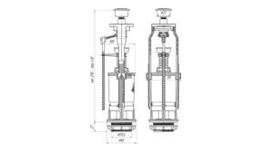 Арматура АНИ хром1/2 ЭКОНОМ WC7030М WC7030М