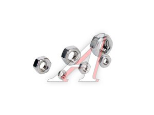 Набор гаек М2 М2.5 М3 М4 М5 М6 нерж. 120 предметов AR-G-NER-120P