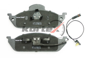 Колодки тормозные MERCEDES ML230,ML430 (W163) передние (4шт.) KORTEX KT1378STD, GDB1378, 1634200320/A1634200020