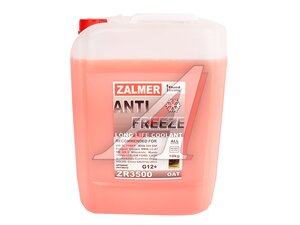 Антифриз красный ZALMER G12+ 3500 10кг ZR35R010, ZALMER
