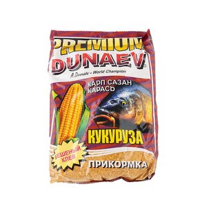 Прикормка DUNAEV-PREMIUM 1кг Карп-Сазан Кукуруза FLZ022